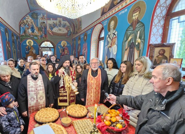 Празнична вечерна богослужба во Мала Речица - Тетово