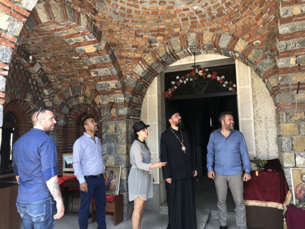 Kaнонска визитација на црквата во изградба св.Атанасиј с.Брвеница