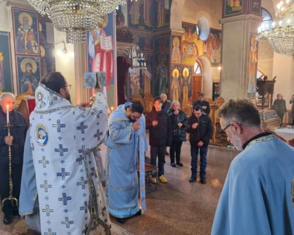 Сретение во соборниот храм пресвета Богородица