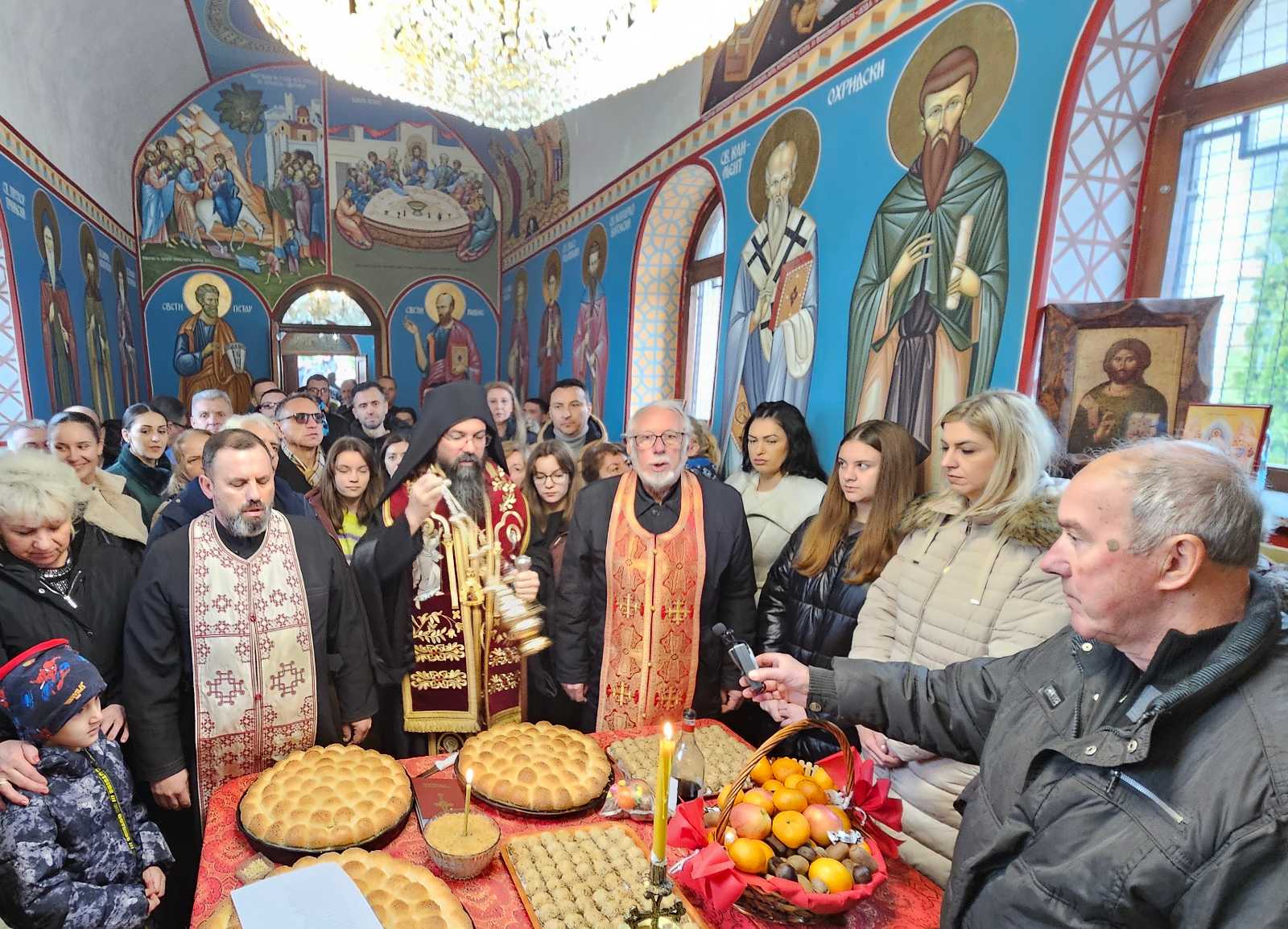 Празнична вечерна богослужба во Мала Речица - Тетово